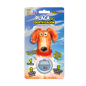 FANCY PETS placa p mascota pecera